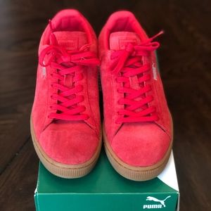 PUMA Suede Emboss Red/Gum